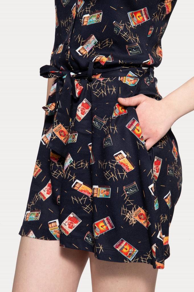 Queen Kerosin 50s Style Jumpsuit