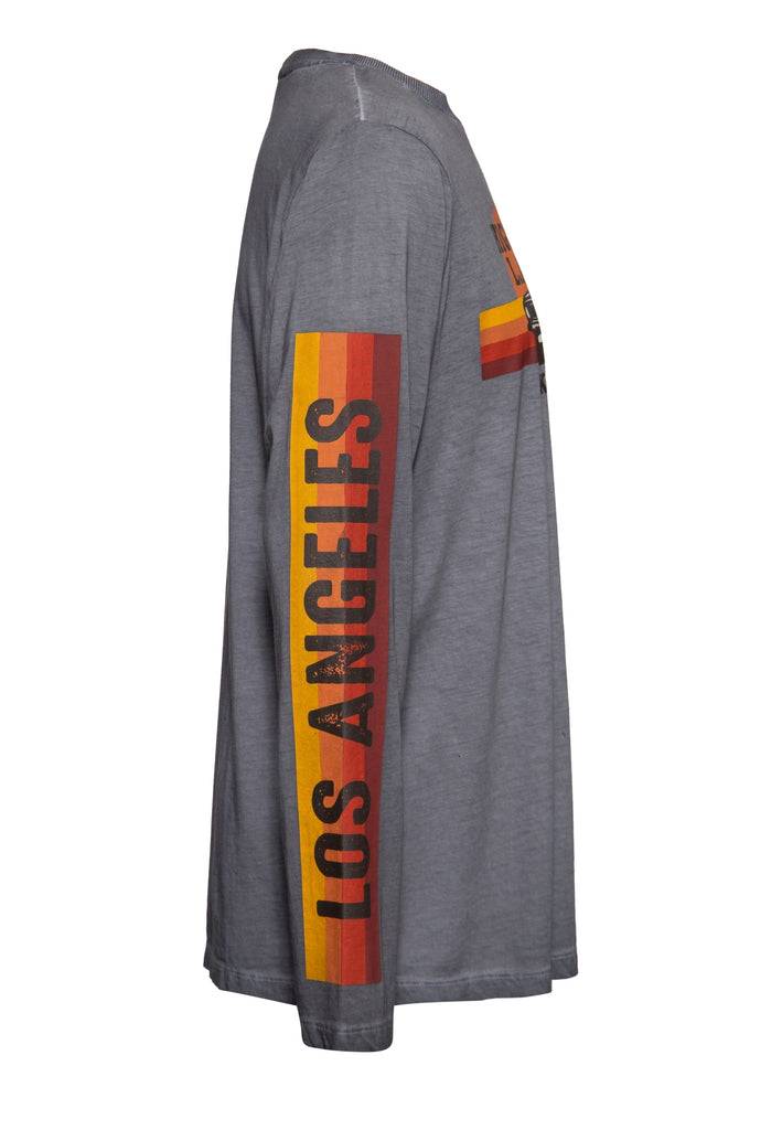 Queen Kerosin Acid Wash Longsleeve «Highway To LA»