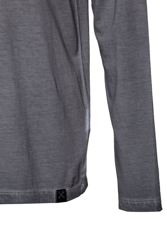 Queen Kerosin Acid Wash Longsleeve «Highway To LA»