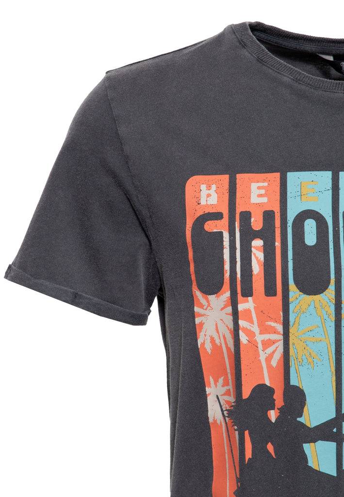 Queen Kerosin Acid Wash T-Shirt «Keep On Choppin'»