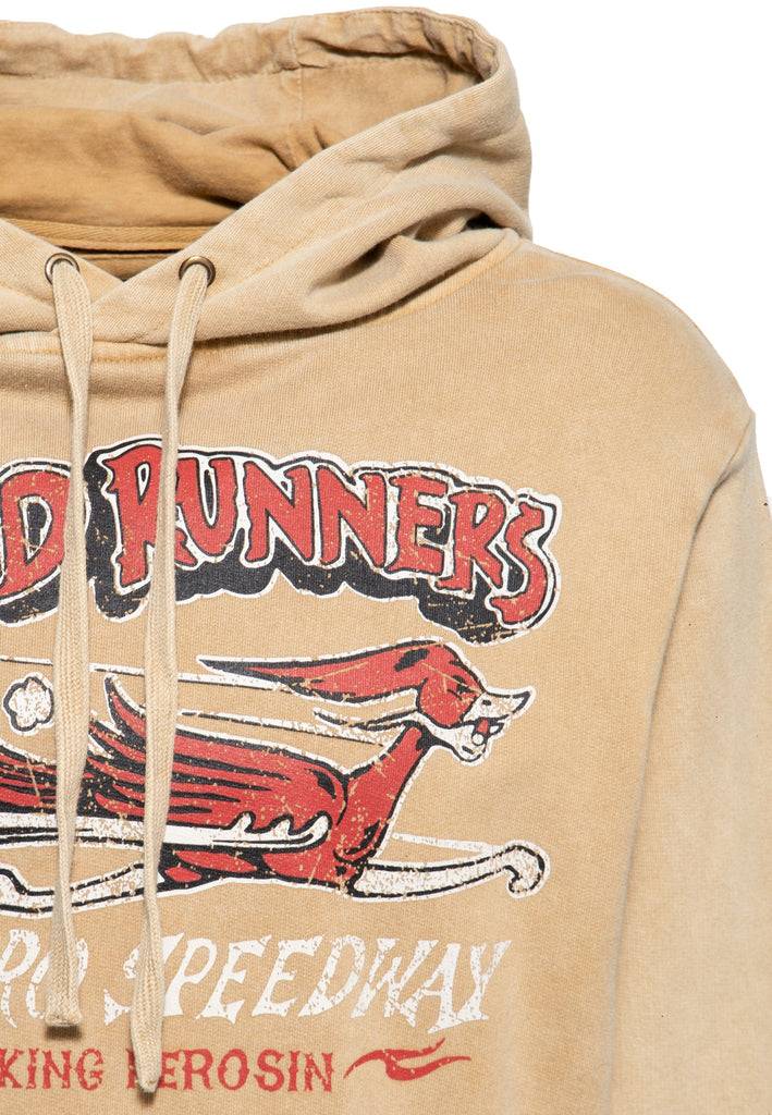 Queen Kerosin Acid Washed Hoodie «Road Runners»