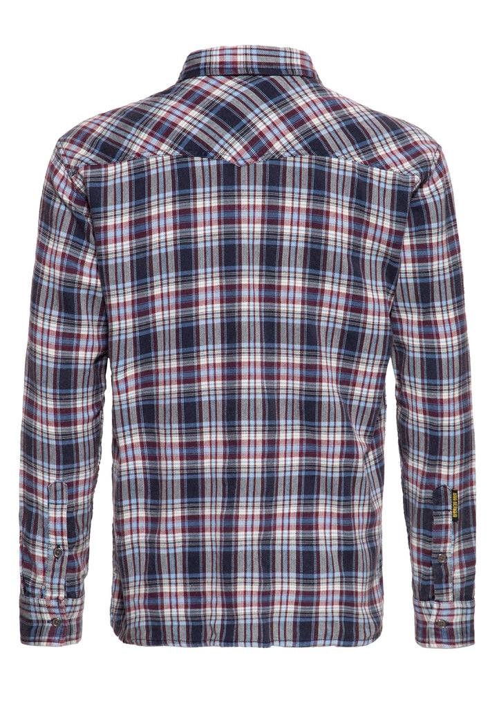 Queen Kerosin Acid Washed Karohemd