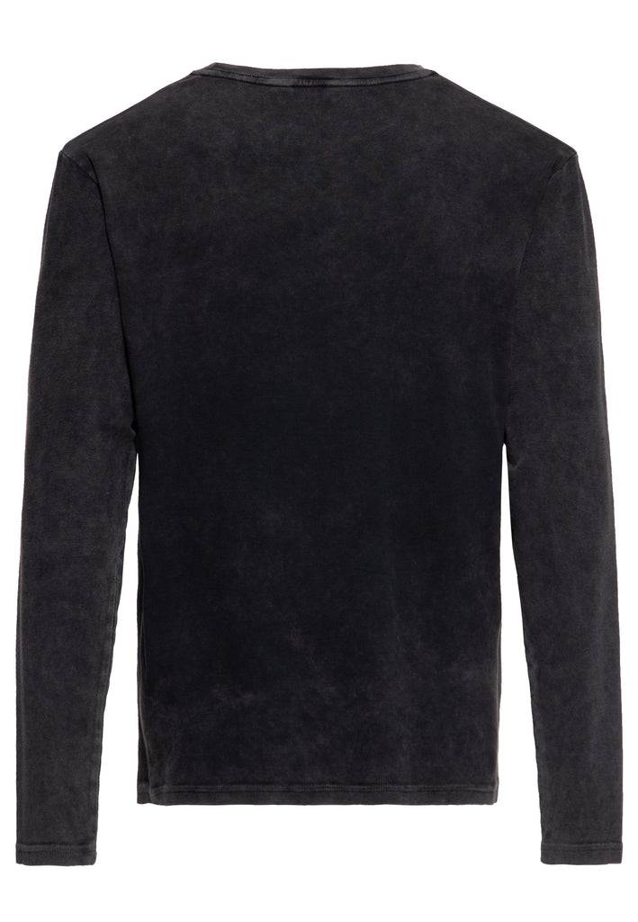 Queen Kerosin Acid Washed Longsleeve «Road Runners»