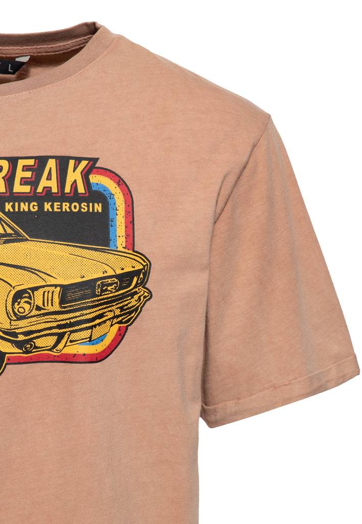 Queen Kerosin Acid-Washed T-Shirt «Speedfreak»