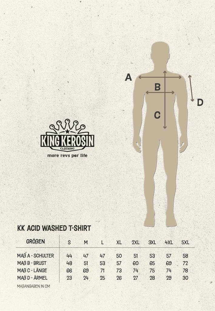 Queen Kerosin Acid-Washed T-Shirt «Speedfreak»