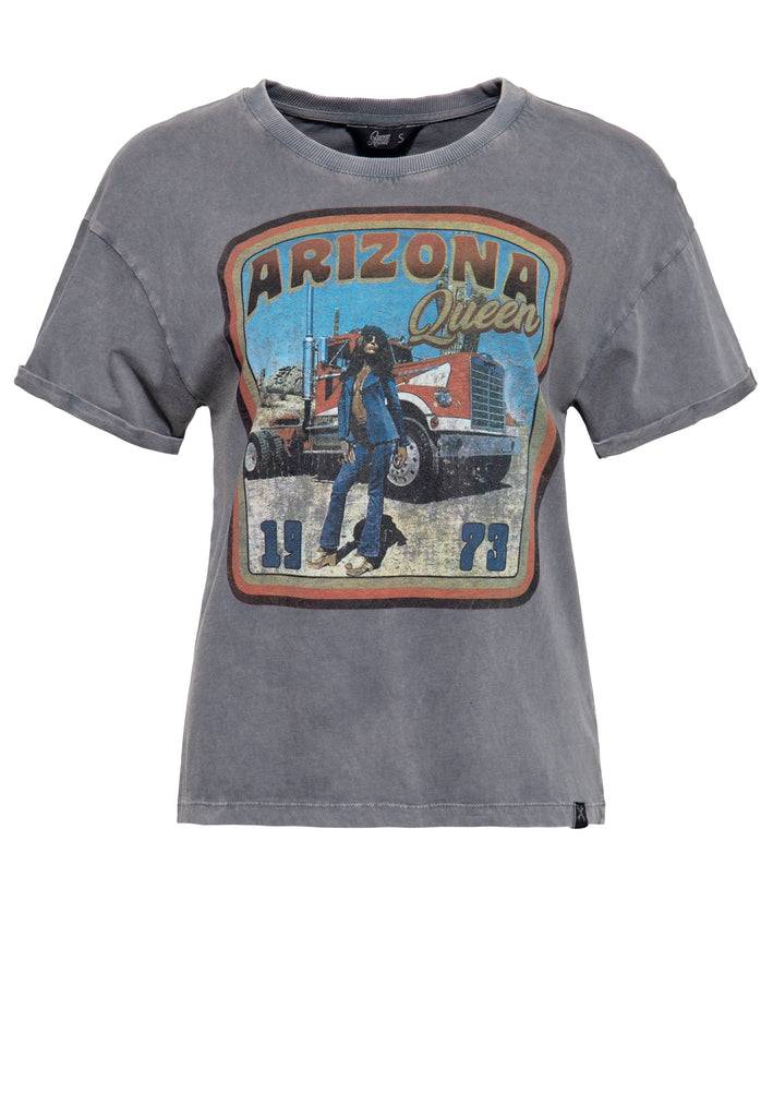 Queen Kerosin Acidwash T-Shirt «Arizona Queen»