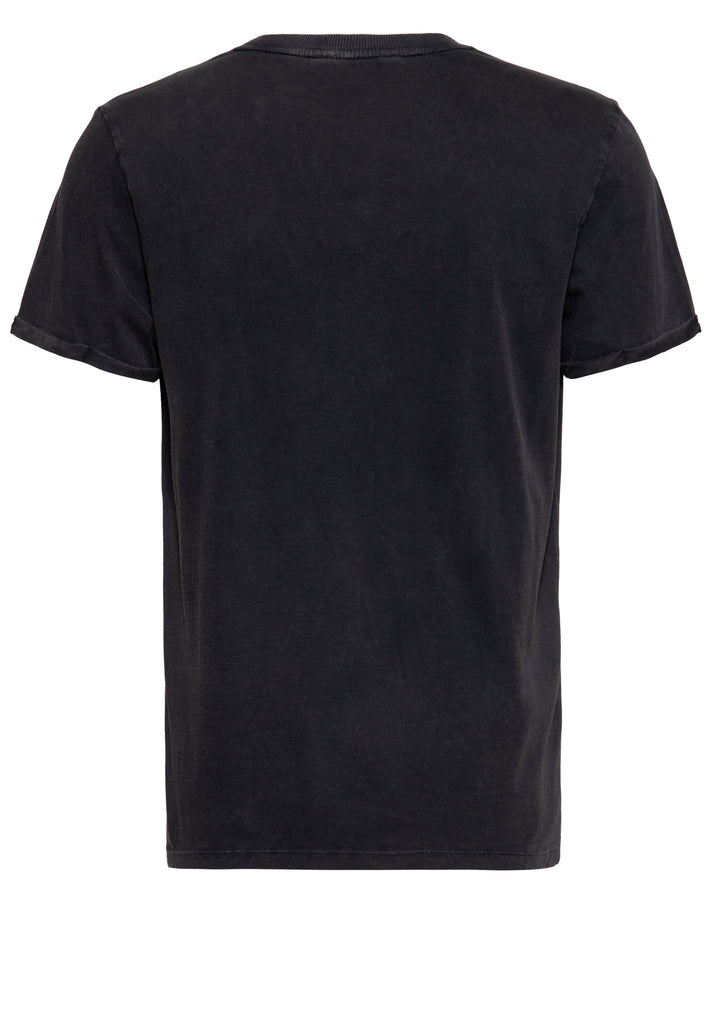 Queen Kerosin Acidwash T-Shirt «Born To Fuck»