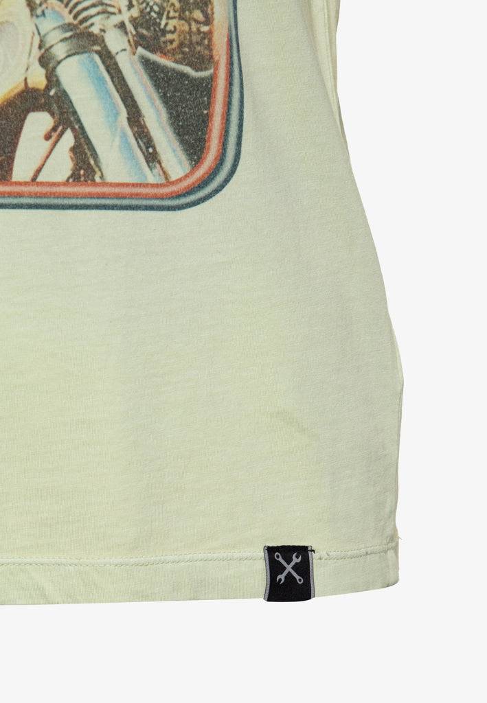 Queen Kerosin Acidwash T-Shirt «Road Queen»