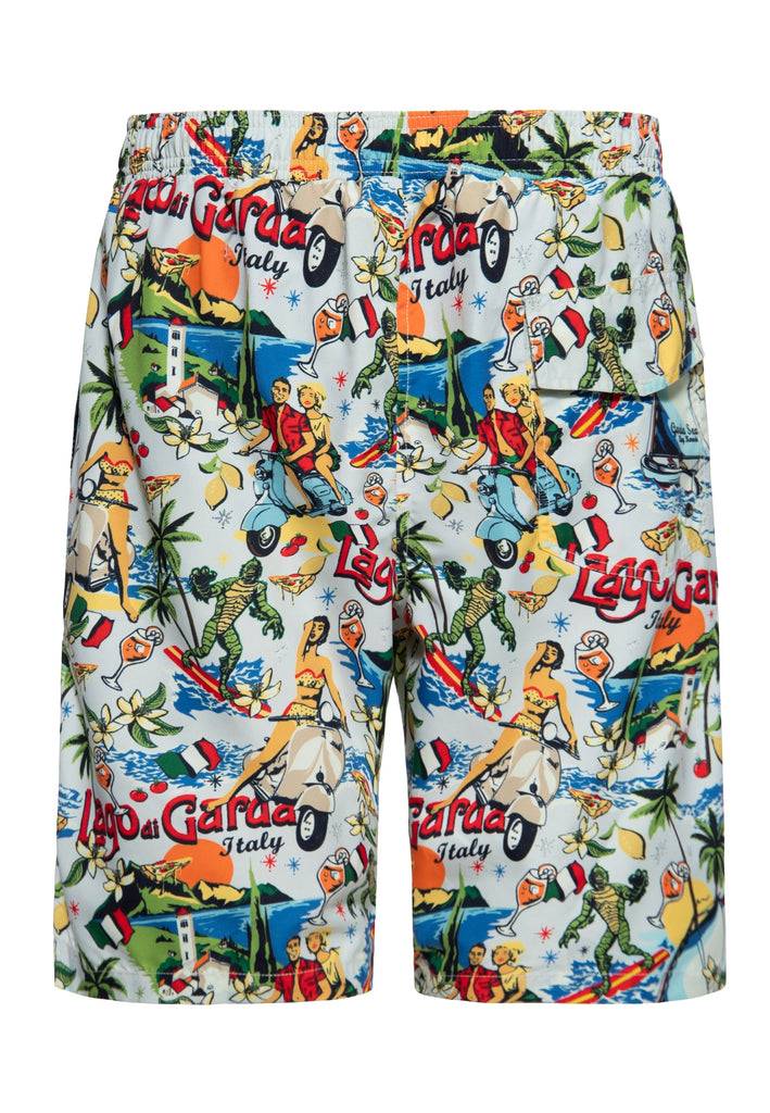 Queen Kerosin Badeshorts «Lago Di Garda»