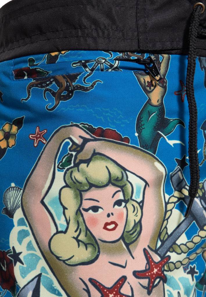 Queen Kerosin Badeshorts «Sailor»