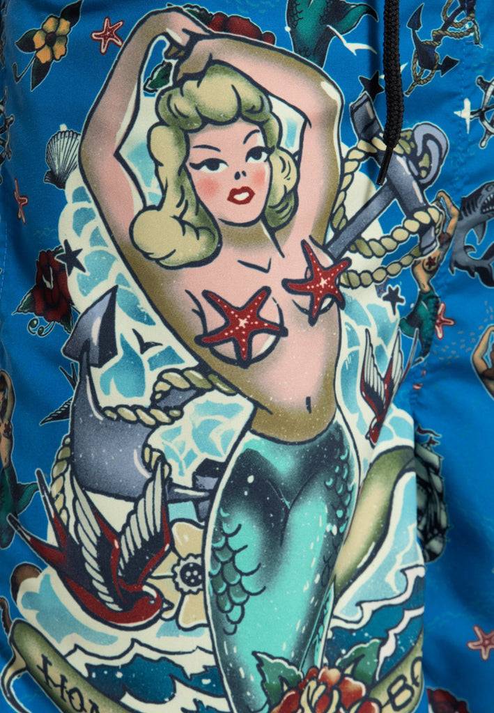 Queen Kerosin Badeshorts «Sailor»