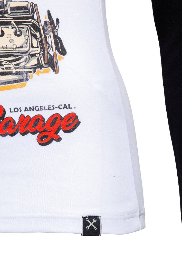 Queen Kerosin Basic Langarmshirt «We Can Do It»