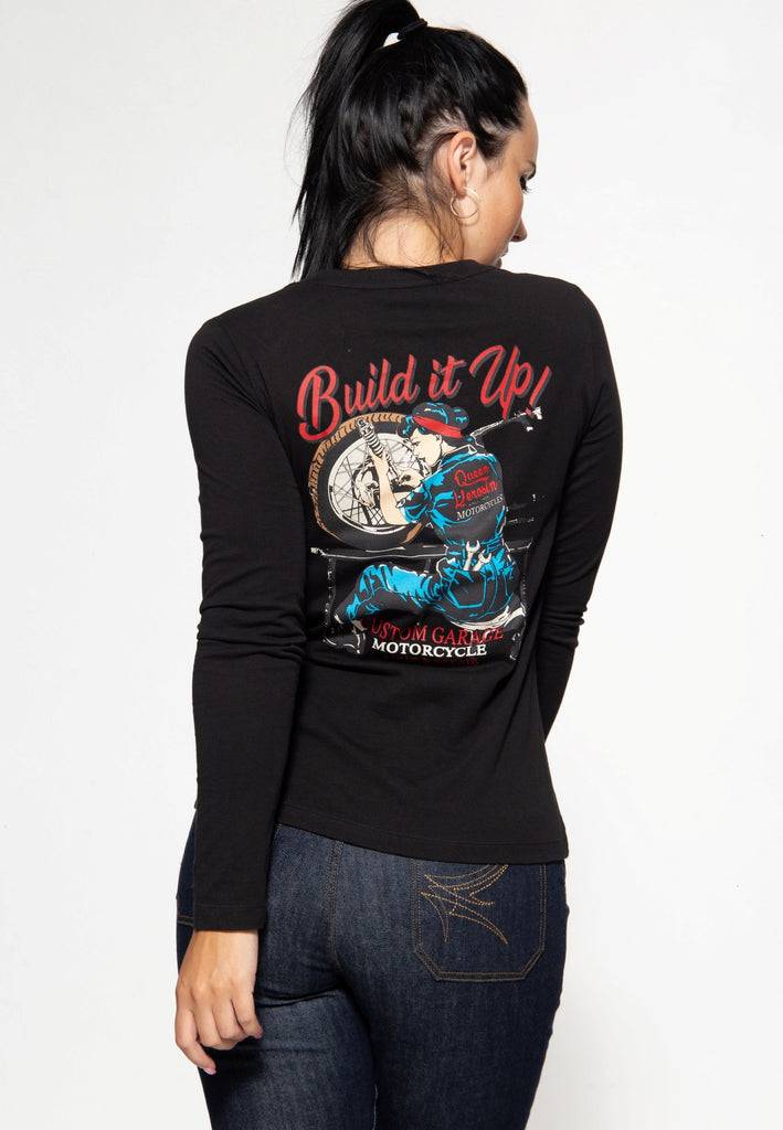 Queen Kerosin Basic Longsleeve «Built it up!»