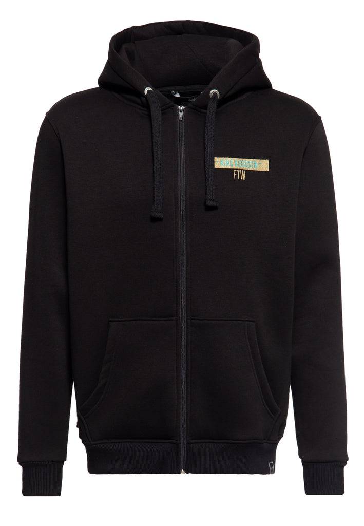Queen Kerosin Basic Zip Hoodie «Don't Tread»