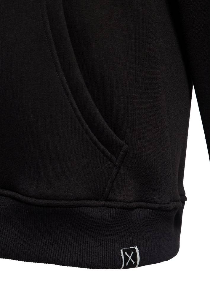 Queen Kerosin Basic Zip Hoodie «Don't Tread»