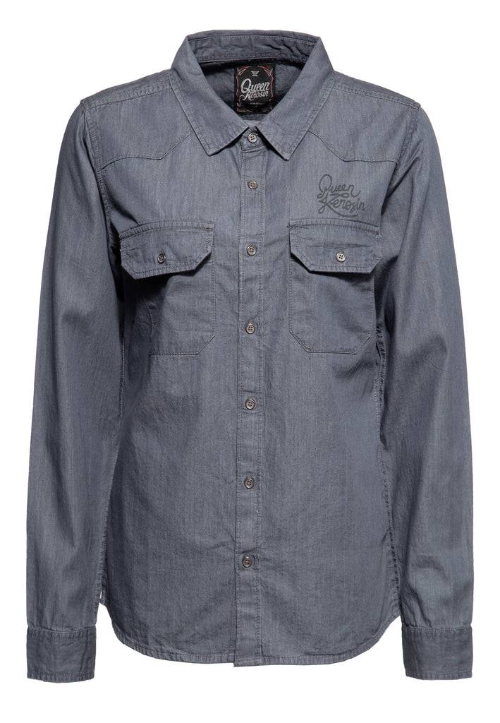 Queen Kerosin Baumwollbluse