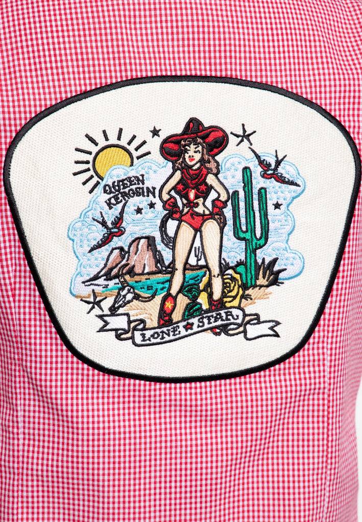 Queen Kerosin Bluse «Lone Star»