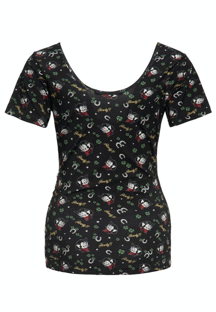 Queen Kerosin Blusentop