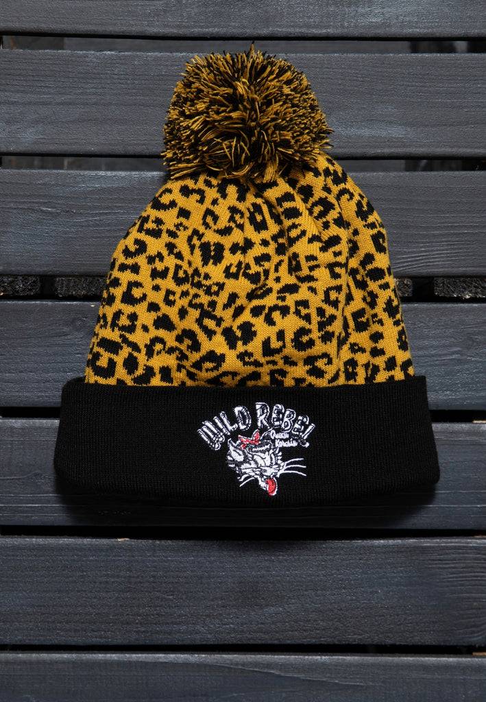 Queen Kerosin Bommelmütze «Wild Rebel»