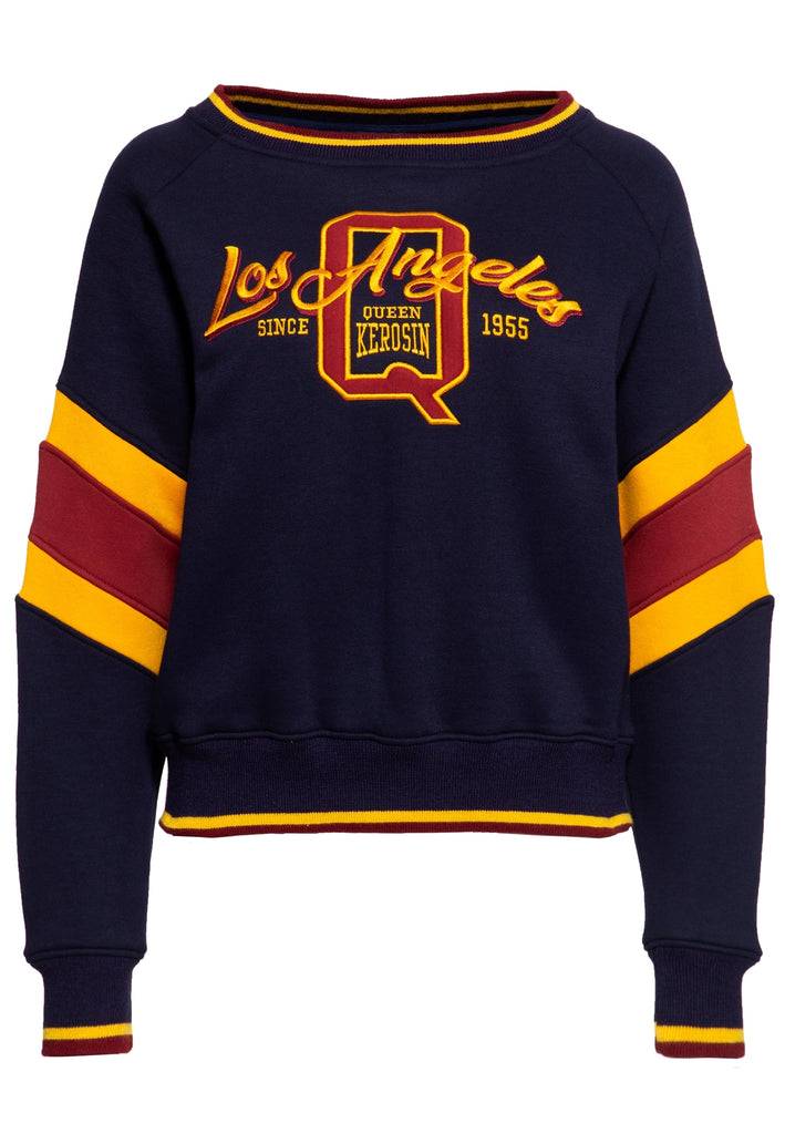 Queen Kerosin Boyfriend Pullover «L.A. Q.»