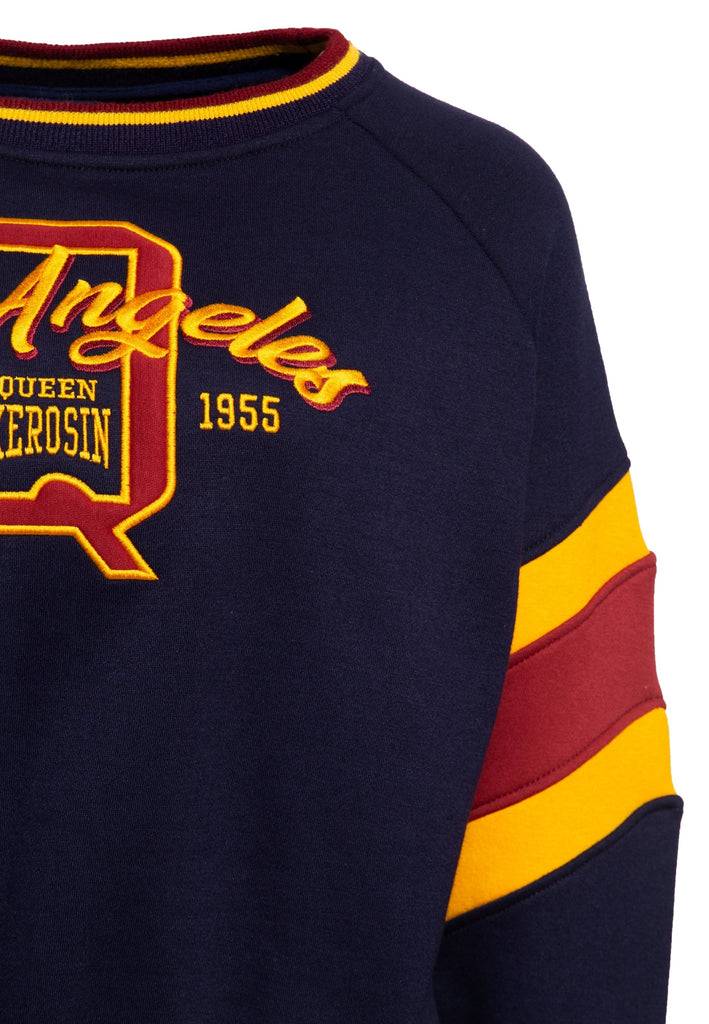 Queen Kerosin Boyfriend Pullover «L.A. Q.»