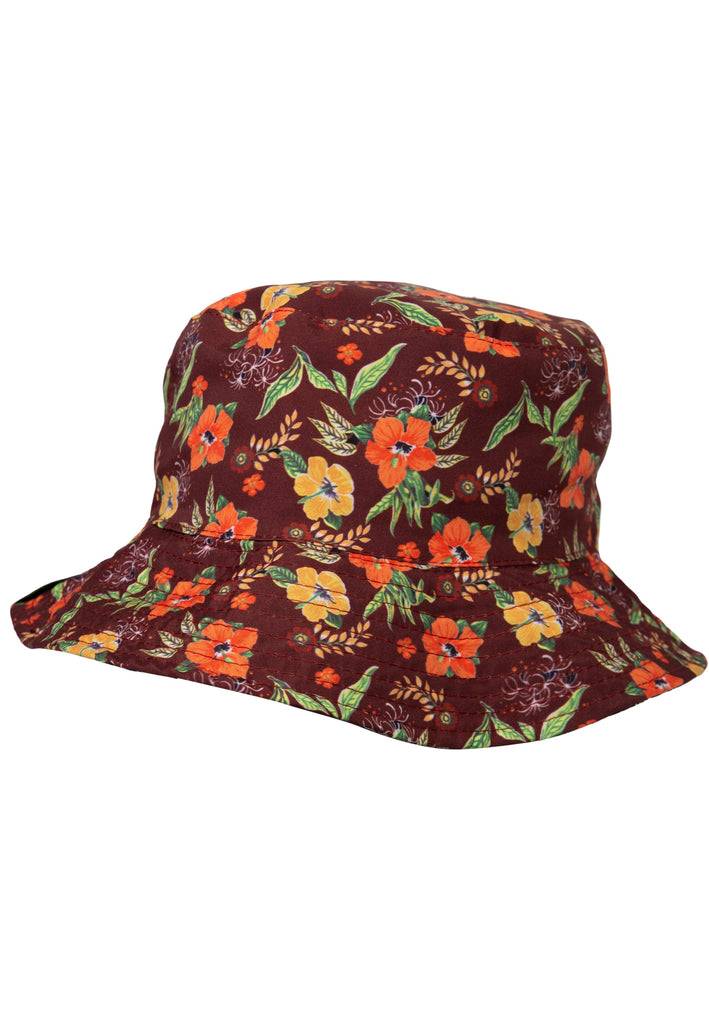 Queen Kerosin Bucket Hat «Hibiscus»