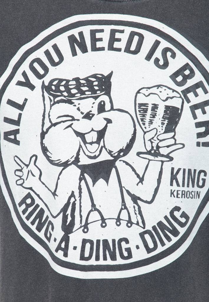 Queen Kerosin Classic T-Shirt Acid Washed