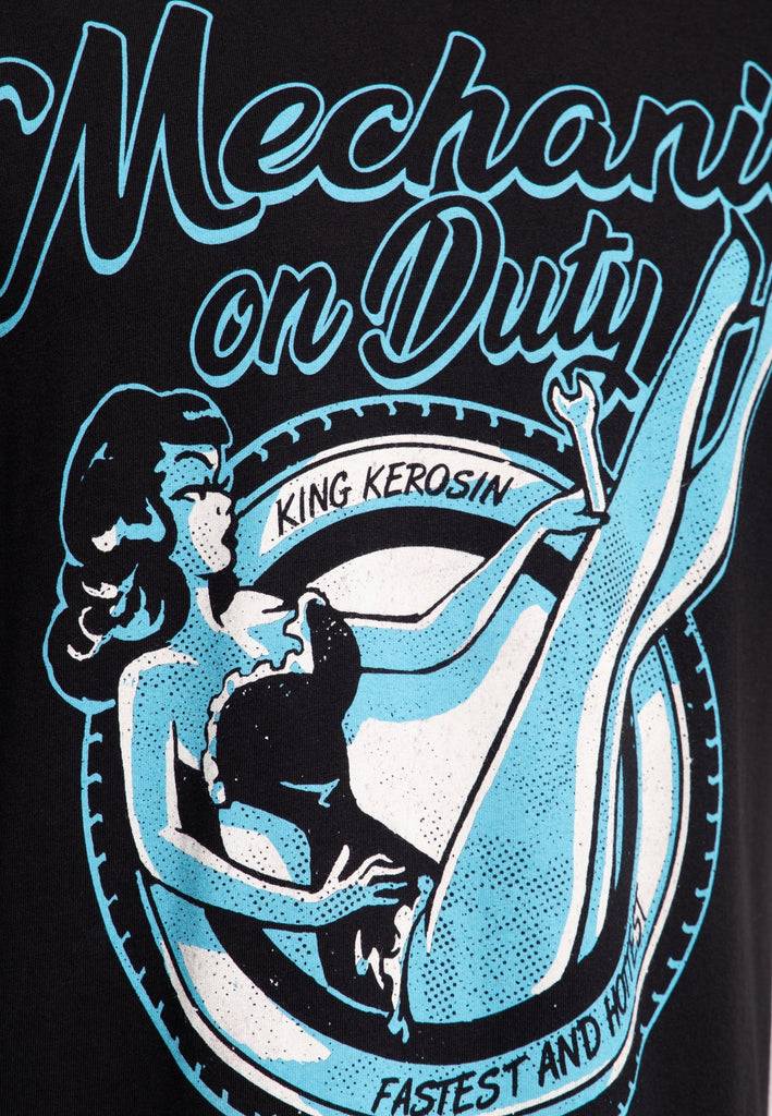 Queen Kerosin Classic T-Shirt «Mechanic On Duty»