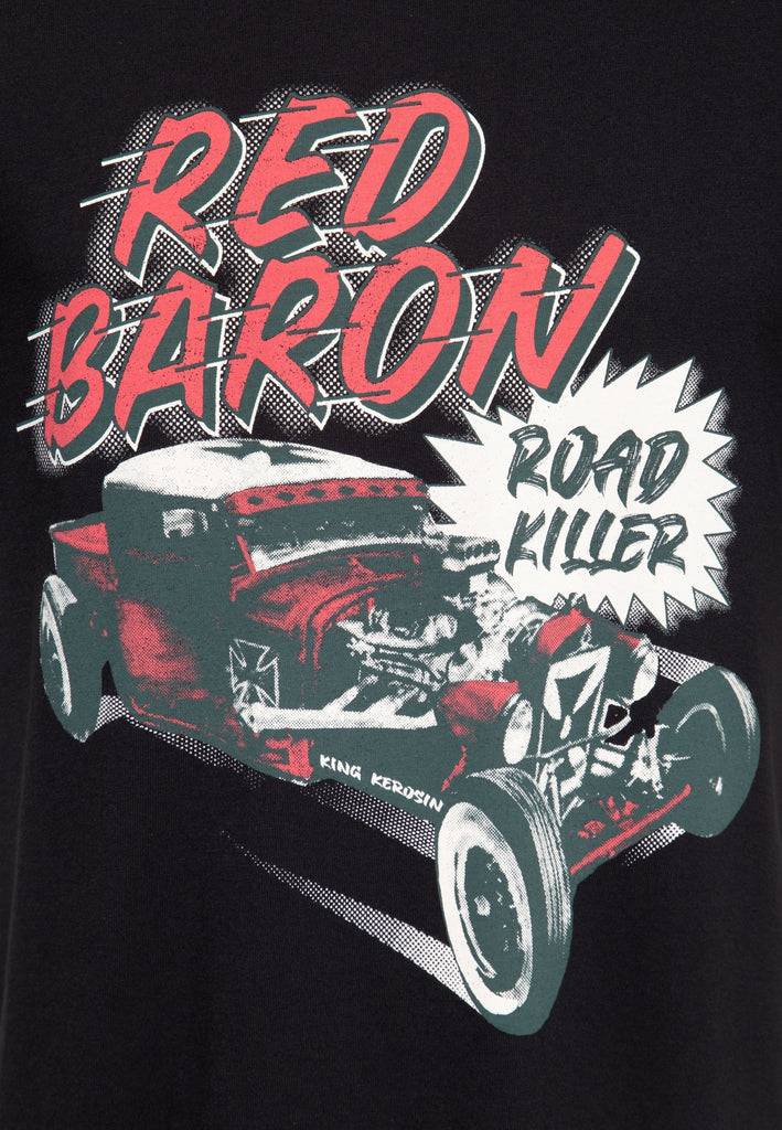 Queen Kerosin Classic T-Shirt «Red Baron Roadkiller»