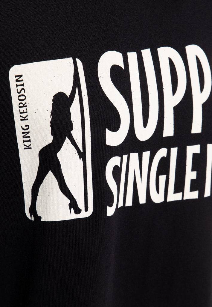 Queen Kerosin Classic T-Shirt «Support Single Moms»