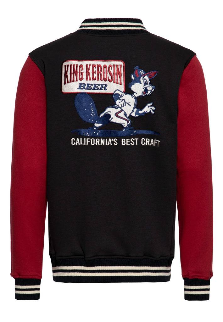 Queen Kerosin College Jacke «Beer»