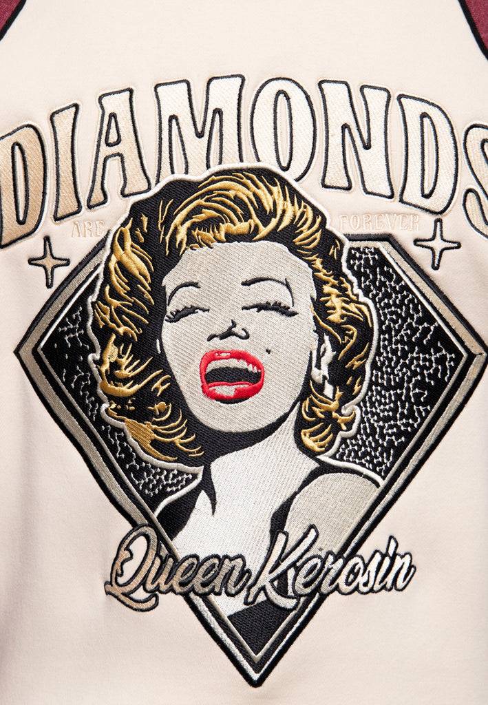 Queen Kerosin College Jacke «Diamonds»