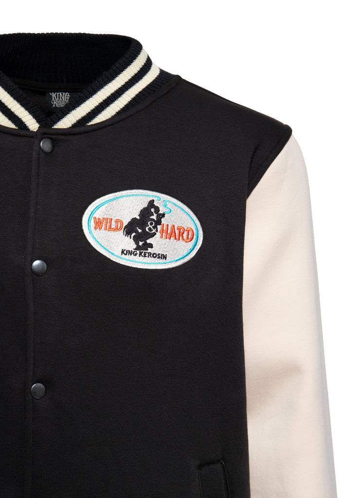 Queen Kerosin College Jacke «Super Cock»