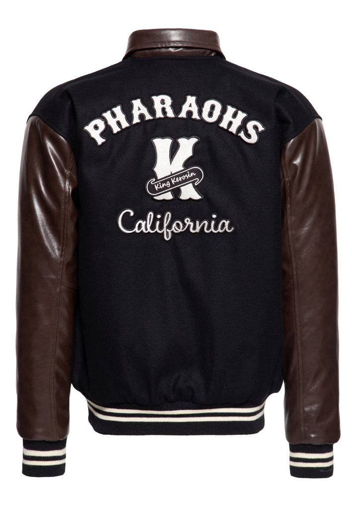 Queen Kerosin College Leder Jacke «Pharaos»