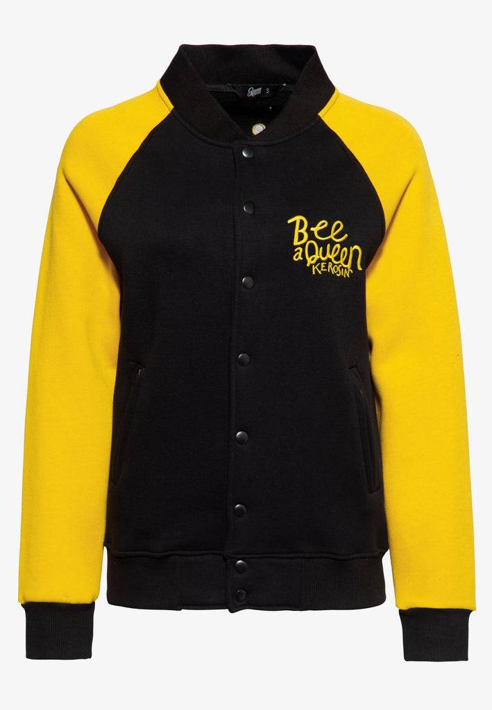 Queen Kerosin College Sweatjacke «Bee Queen»
