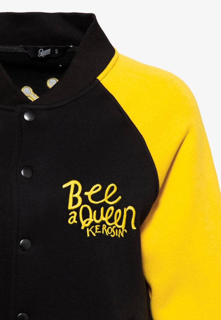 Queen Kerosin College Sweatjacke «Bee Queen»