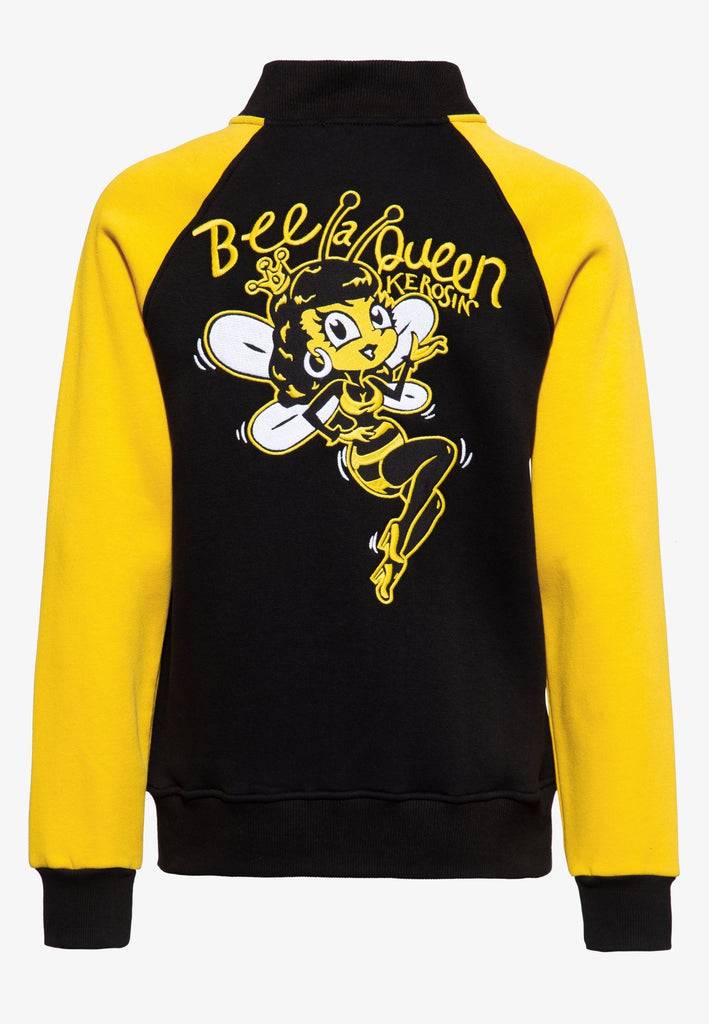 Queen Kerosin College Sweatjacke «Bee Queen»
