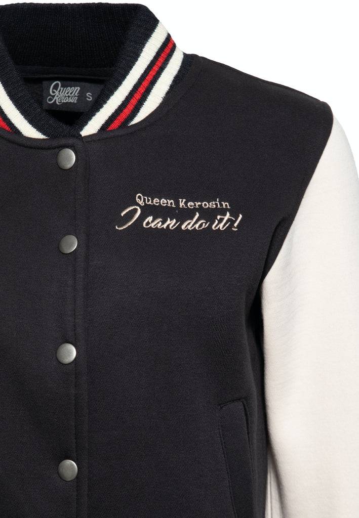 Queen Kerosin College Sweatjacke «I Can Do It»