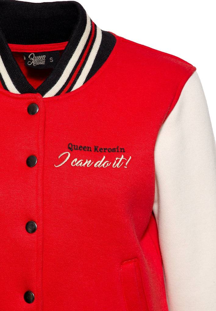 Queen Kerosin College Sweatjacke «I Can Do It!»