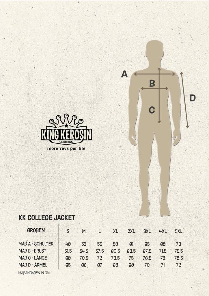 Queen Kerosin College Sweatjacke «KK»