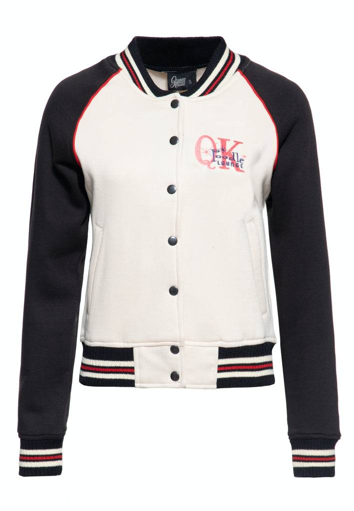 Queen Kerosin College Sweatjacke «Poodle Lounge»