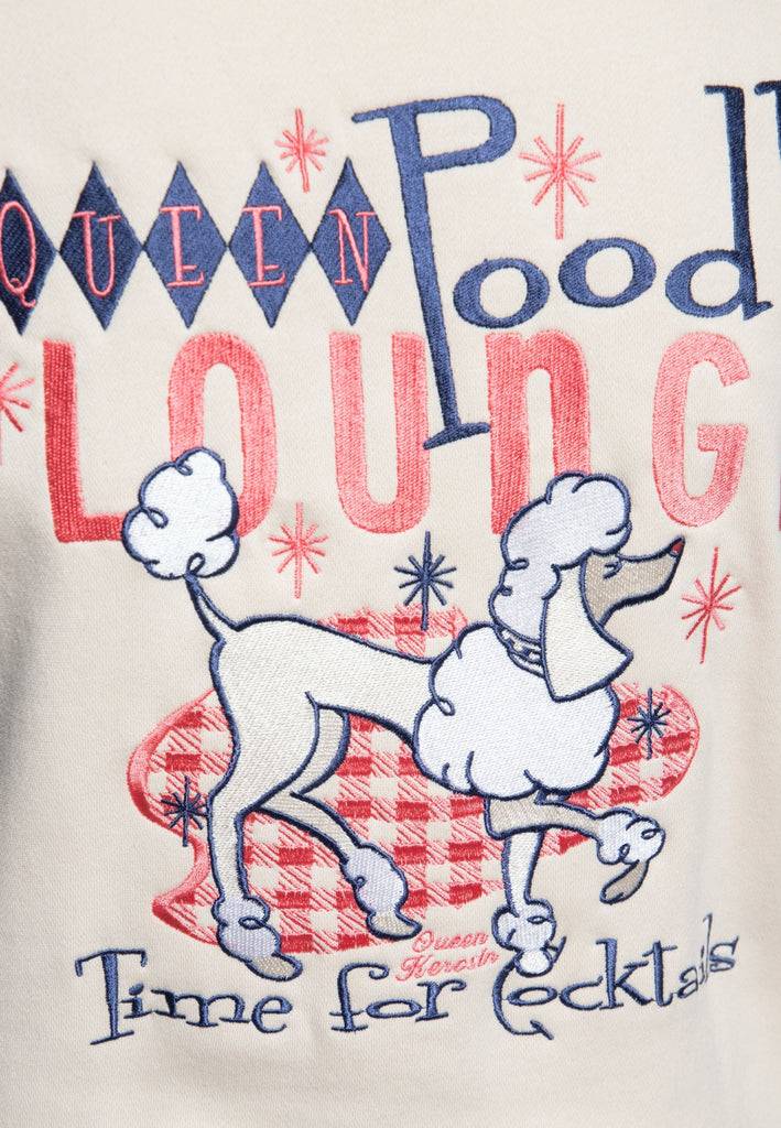 Queen Kerosin College Sweatjacke «Poodle Lounge»