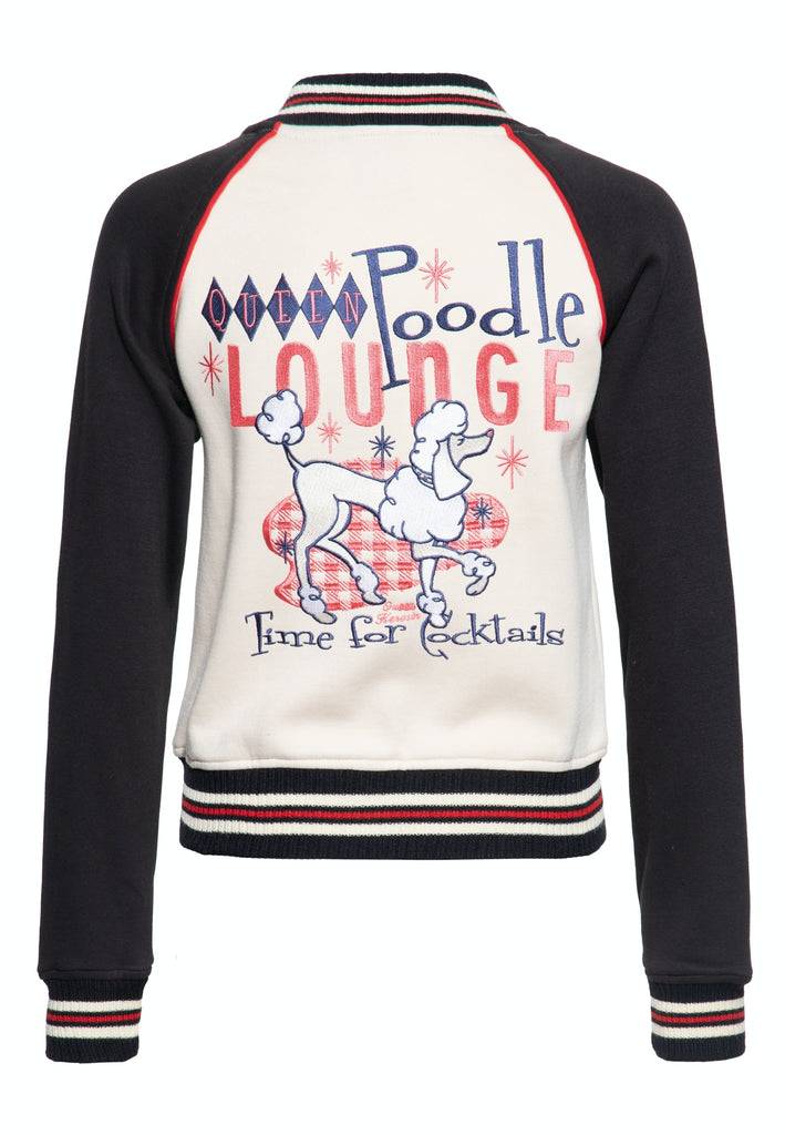 Queen Kerosin College Sweatjacke «Poodle Lounge»
