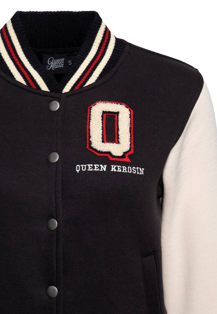 Queen Kerosin College Sweatjacke «Q»