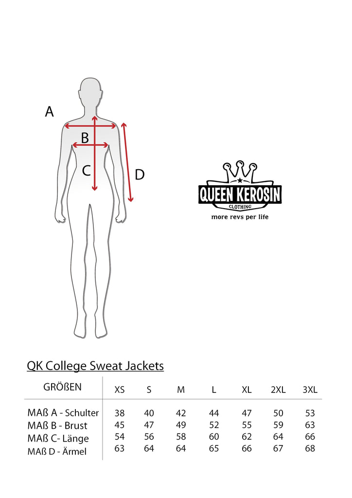 Queen Kerosin College Sweatjacke «Q»