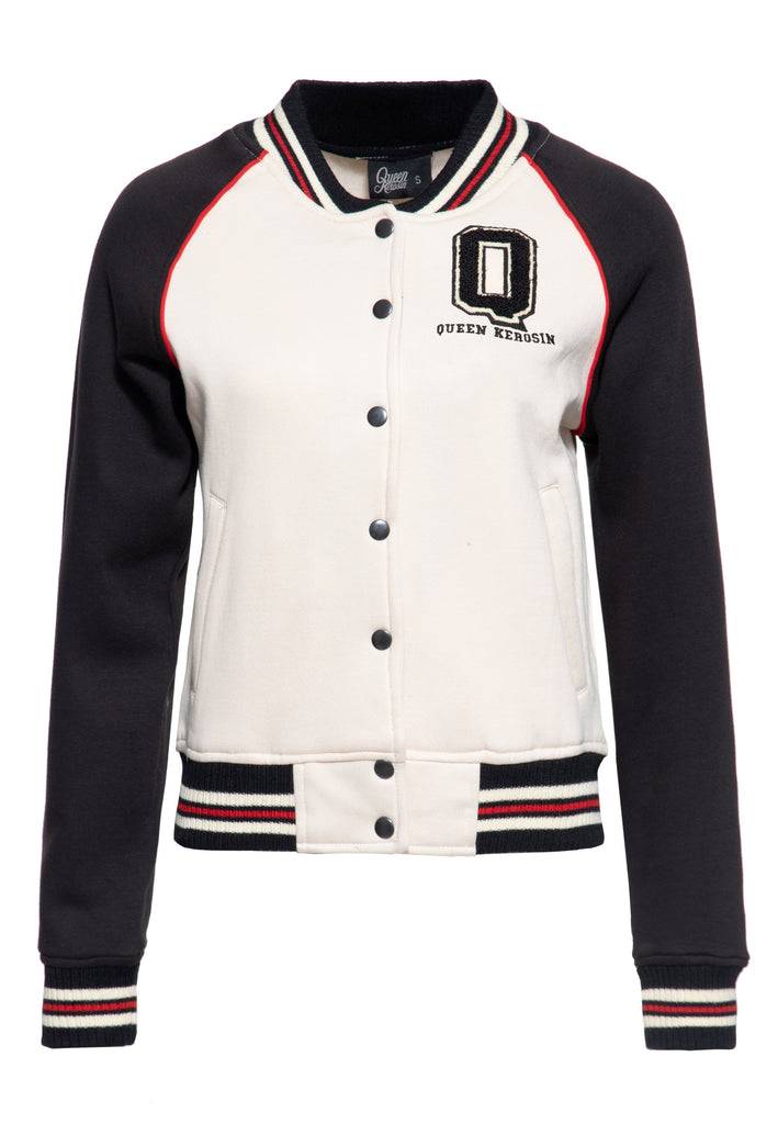 Queen Kerosin College Sweatjacke «Q»