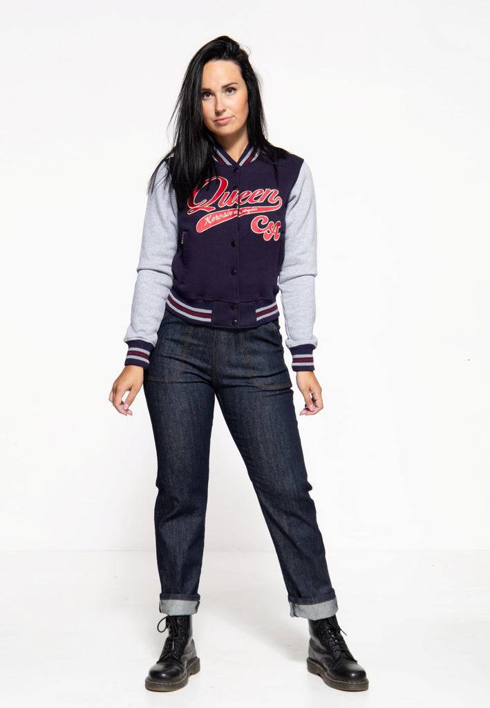 Queen Kerosin College Sweatjacke «Queen CA»