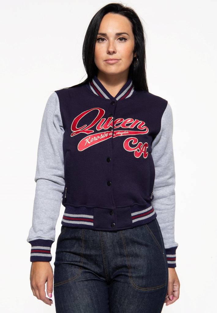 Queen Kerosin College Sweatjacke «Queen CA»