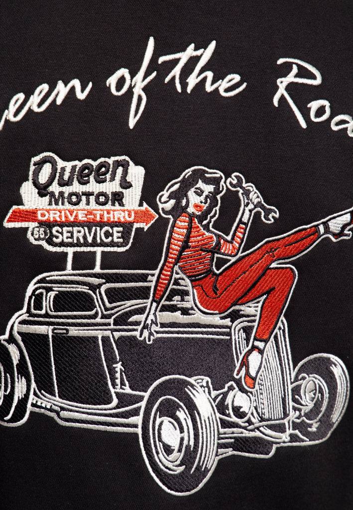 Queen Kerosin College Sweatjacke «Queen Of The Road»