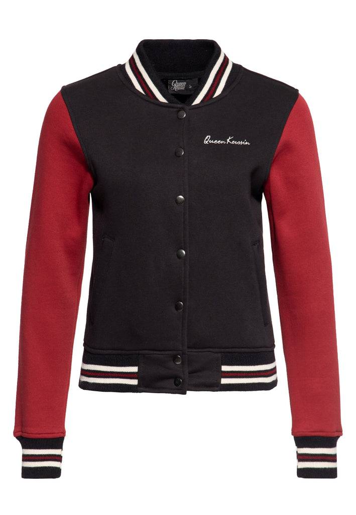 Queen Kerosin College Sweatjacke «Queen of the Road»
